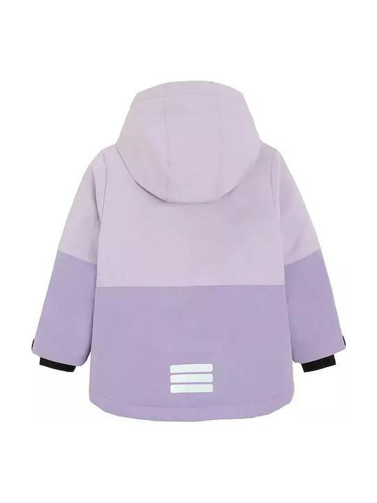 Kinder Freizeitjacke mit Kapuze Purple