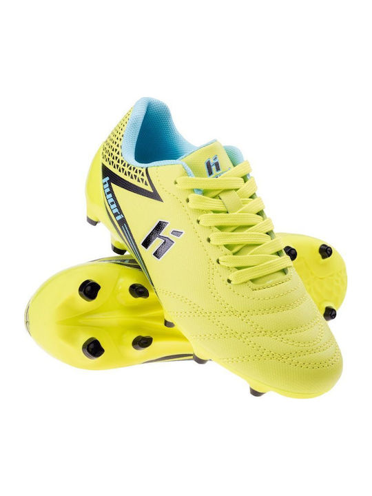Octubri Kids Molded Soccer Shoes Yellow