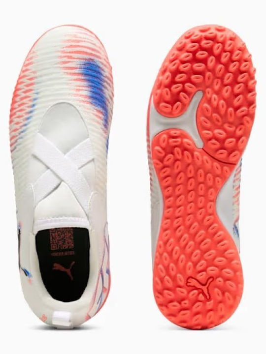 Future 8 Match TT Kids Soccer Cleats & Shoes with Turf White