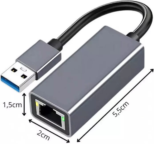Usb Ethernet Адаптер Rj45 100mbps – Lan Gigabit За Лаптоп И Pc