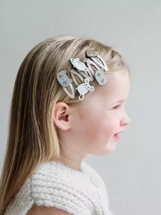 Mimi & Lula Set of Kids Hair Clips with Hair Clip Heart 5pcs