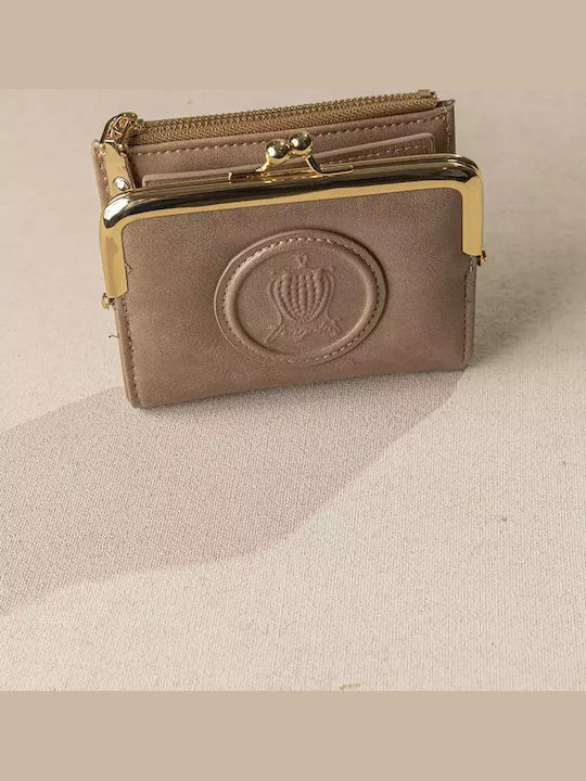 Малък Дамско Портмоне Класически Dark Beige
