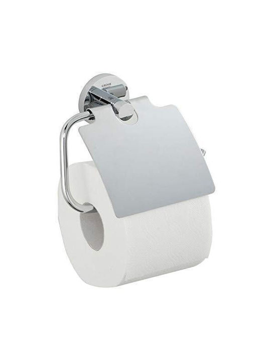 Grohe Essentials Επιτοίχια Χαρτοθήκη Inox Ασημί Chrome
