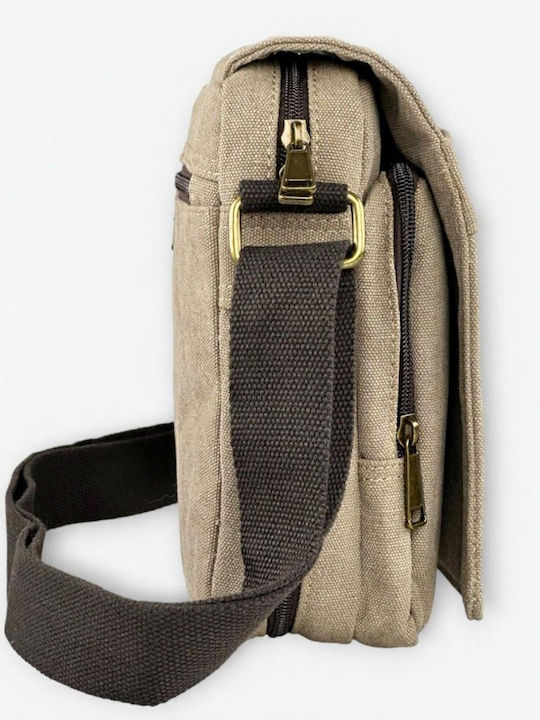Geantă pentru bărbați De umăr / tip crossbody Bej