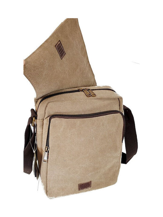 Geantă pentru bărbați De umăr / tip crossbody Bej