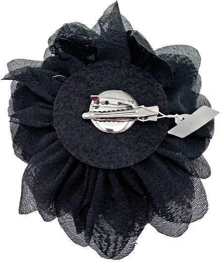 Black Fabric Boutonniere 4016-13