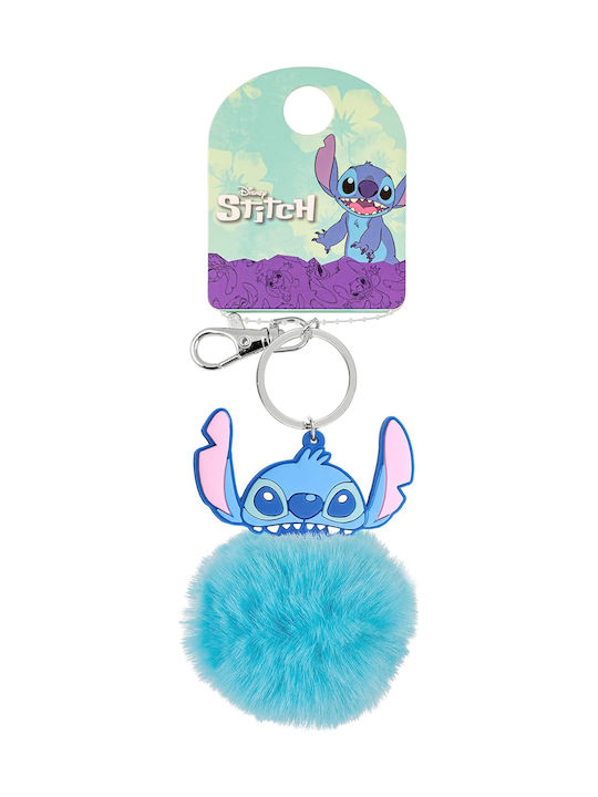 Μπρελόκ Lilo & Stitch Blue Pom Pom