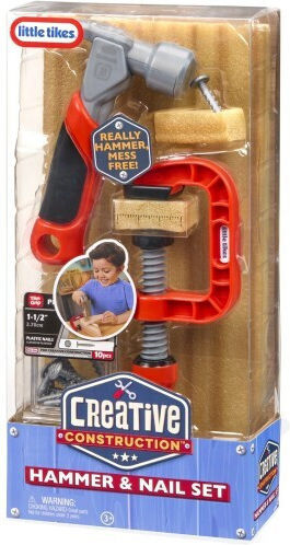 Little Tikes Creative Construction - Hammer & Nail Set για 3+ Ετών