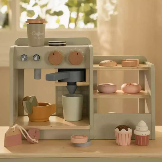 Little Dutch Wooden Coffee Shop for Ages 3+