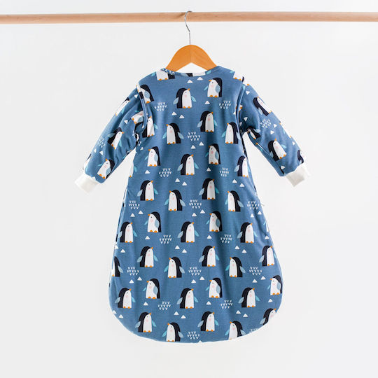 abo Winter Schlafsack Bag Me 2.5 Tog Penguins mit abnehmbaren Ärmeln