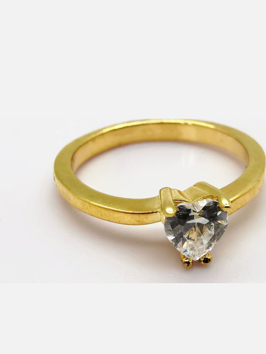 Aris Dentopoulos Jewellery Дамски Сребърен Златен Пръстен