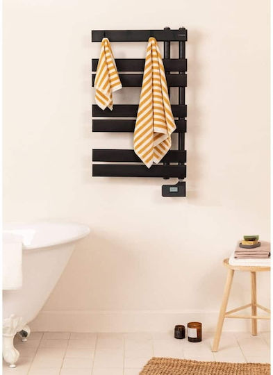 Create Șină electrică pentru prosoape 400W 90.5x50cm Negru