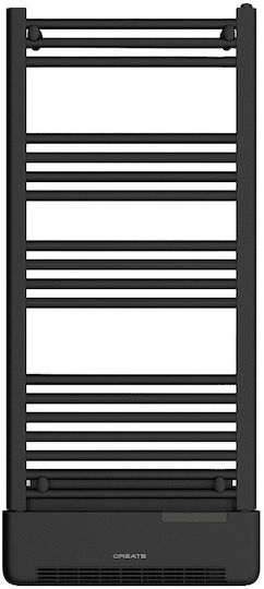 Create Електрическа закачалка за кърпи 1000W 115.5x51.5см Черен