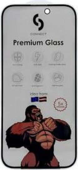 Connect Me 2.5D Privacy Tempered Glass Μαύρο (Redmi 13 / Poco M6 4G)