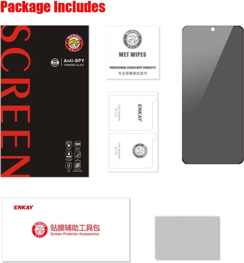 Privacy Full Face Tempered Glass (Galaxy A35Oppo A55)