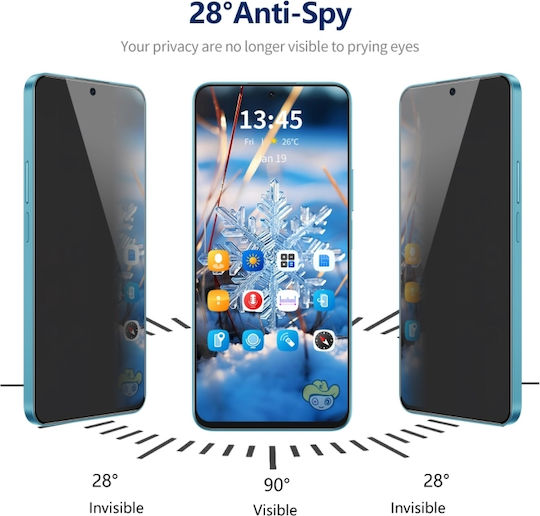 Privacy Full Face Tempered Glass (Galaxy A54)