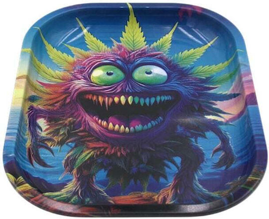Beuz Weedmonster Metallisches Rollendes Tablett