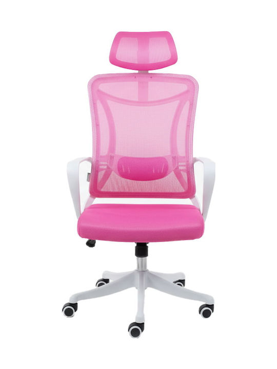 Polihome Hathrow Office Chair With Pink Recline