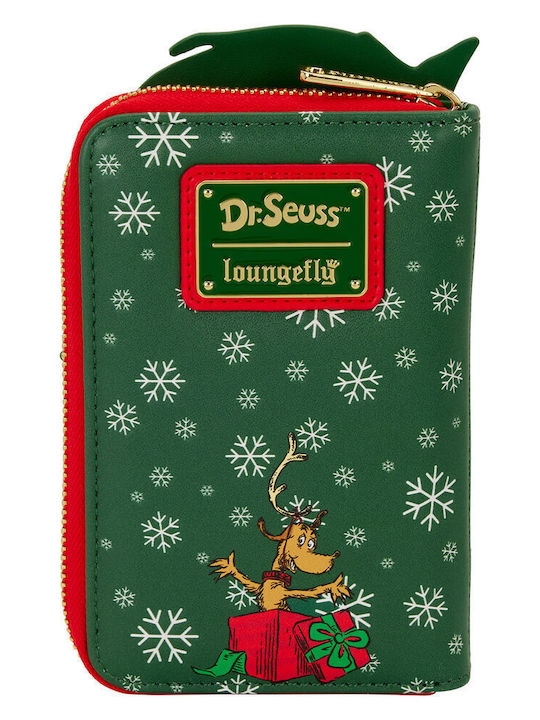 Loungefly Παιδικό Πορτοφόλι με Φερμουάρ Grinch Dr Seuss Holiday