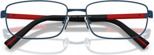 Prada Men's Metal Blue Prescription Eyeglass Frame PS50SV TFY1O1