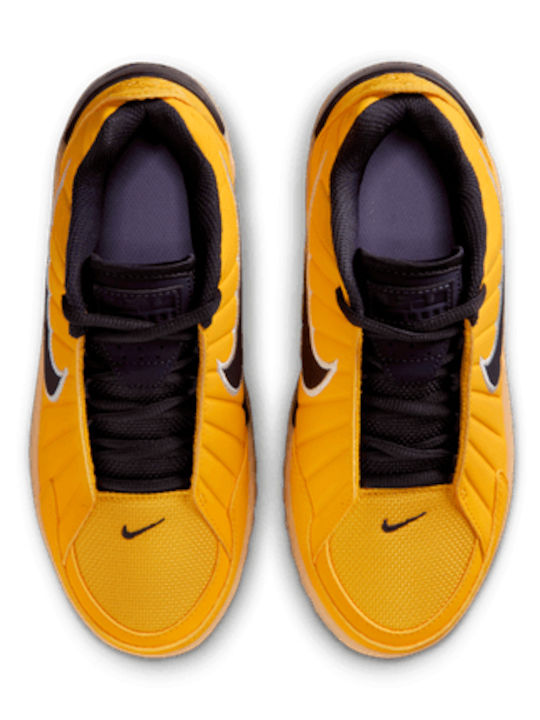 Witness Ix Kids Sports Shoes Basketball with Laces Yellow