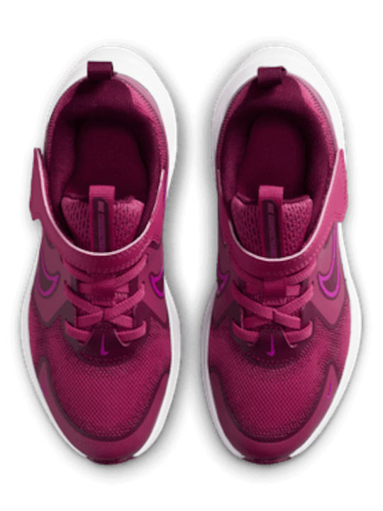 Cosmic Runner Kids Sports Shoes Running with Hoop & Loop Closure Burgundy