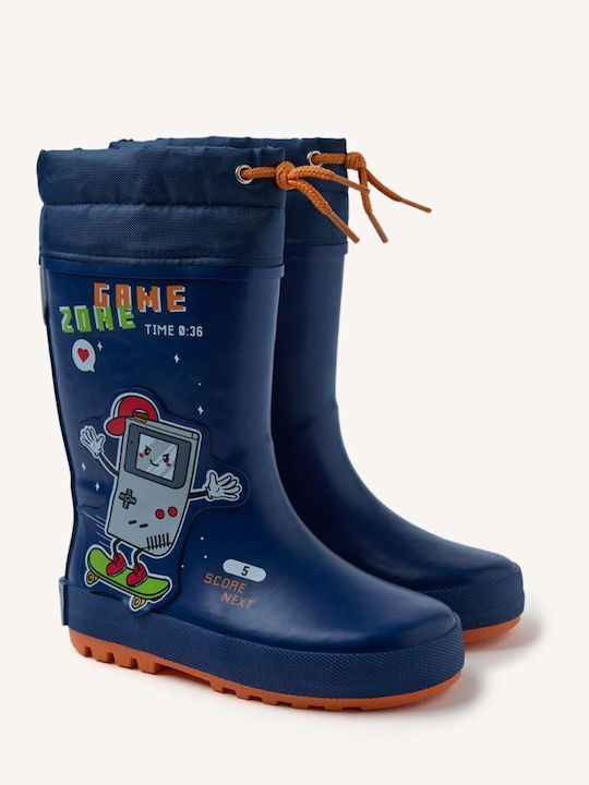 Kids Wellies with Internal Lining Blue