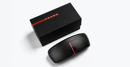 Prada Мъжки Металик Рамки За Очилa Черни PS51SV 1AB1O1