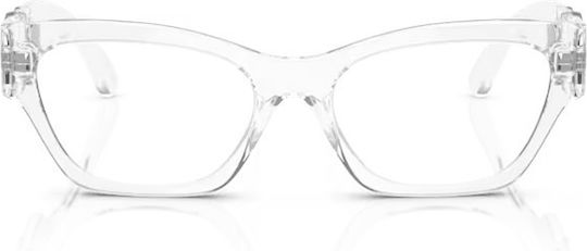 Versace Rame Ochelari Pentru Femei Acetat Transparent Structură Scheletică Fluture VE3367U 148