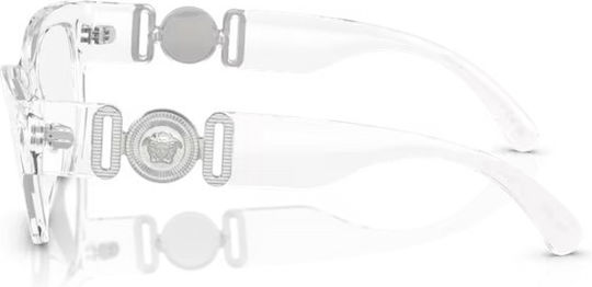 Versace Rame Ochelari Pentru Femei Acetat Transparent Structură Scheletică Fluture VE3367U 148