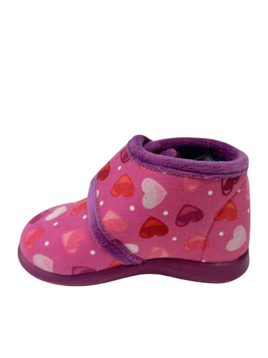 Kids Slippers Boots Pink