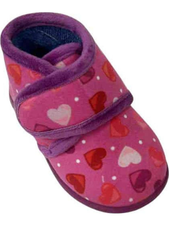 Kids Slippers Boots Pink