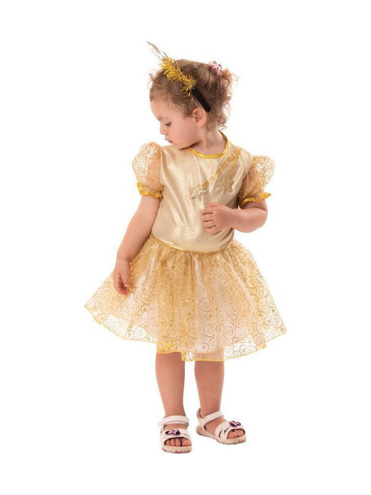 Kids Christmas Costume Star Beige