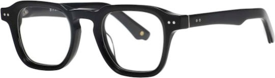 Bali River 24930 C1 Unisex Acetat Brillengestelle Quadrat Schwarz
