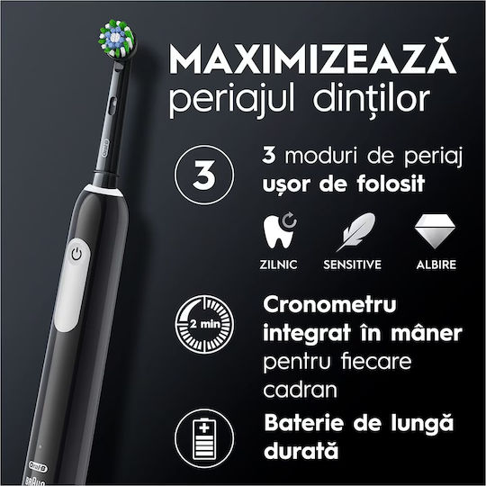Oral-B Pro Series 1 Electric Toothbrush with Pressure Sensor Black