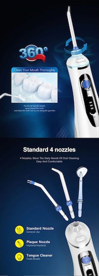 Waterpulse V400 Plus Water Flosser Λευκό