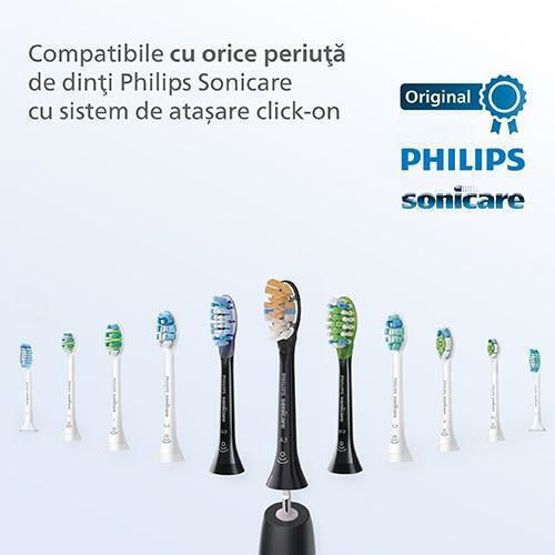 Philips Sonicare ProtectiveClean 4300 Elektrische Zahnbürste mit Timer und Drucksensor Schwarz