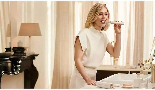 Philips Sonicare DiamondClean 9900 Electric Toothbrush with Pressure Sensor and Travel Case Beige