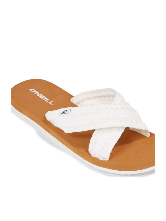 Ditsy Bloom Slides σε Λευκό Χρώμα
