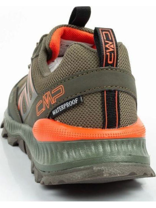 Kids Hiking Shoes Waterproof Green