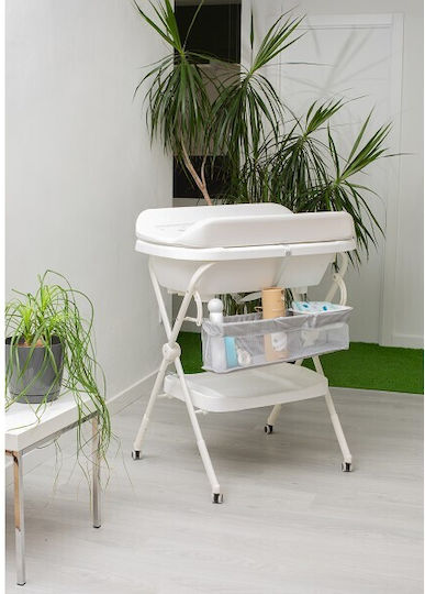 Interbaby Baby Bath And Changing Table Baby Estrellas White