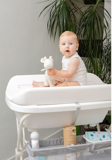 Interbaby Baby Bath And Changing Table Baby Estrellas White