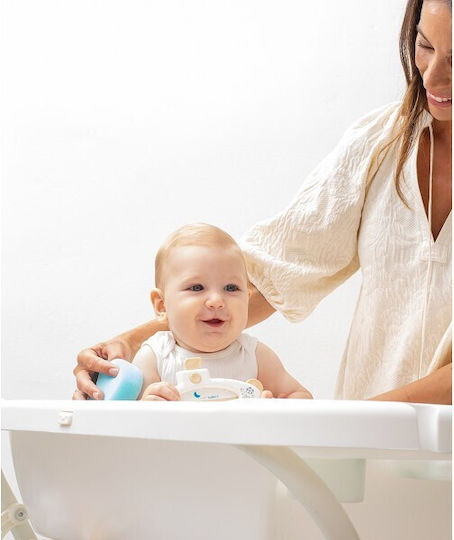 Interbaby Μπανιέρα-Αλλαξιέρα Μωρού Λευκή