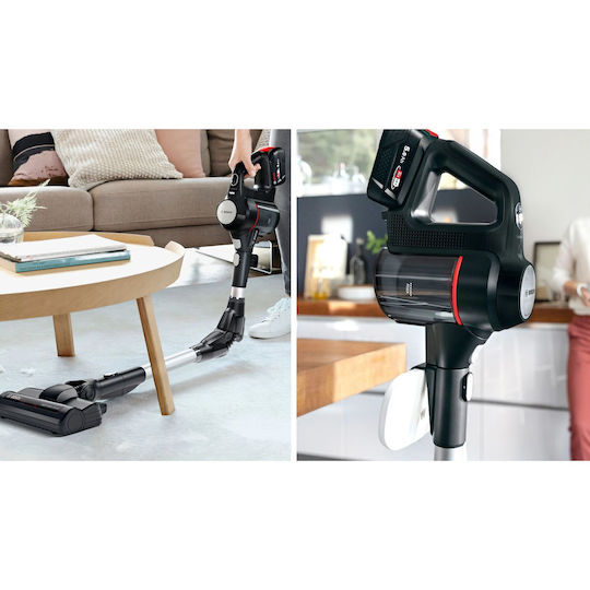 Bosch Unlimited 7 Wiederaufladbar Stielstaubsauger 18V Schwarz