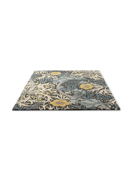 Morris & Co Seaweed Χειροποίητο Χαλί Ορθογώνιο Teal 200x280cm