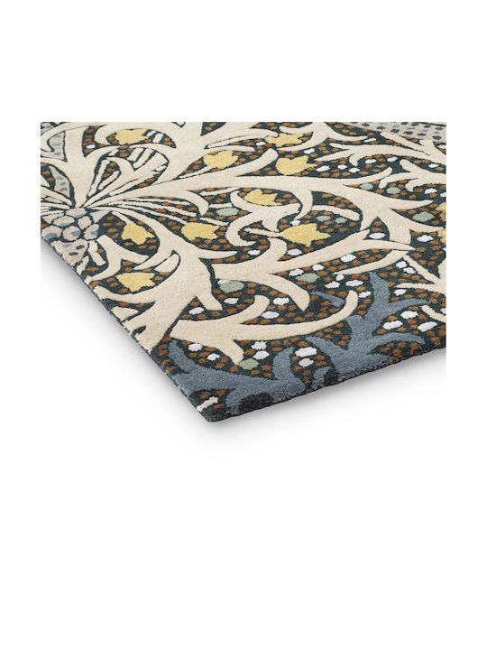 Morris & Co Seaweed Χειροποίητο Χαλί Ορθογώνιο Teal 200x280cm