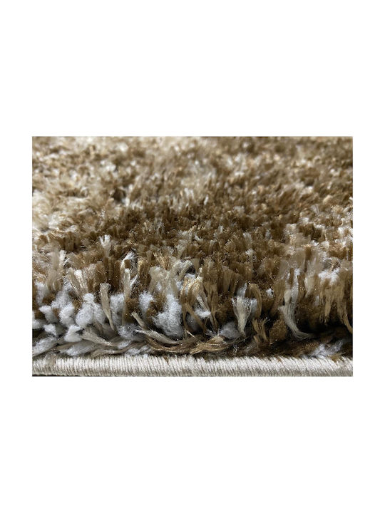 824 Χαλί Ορθογώνιο Shaggy Camel Brown 240x300cm
