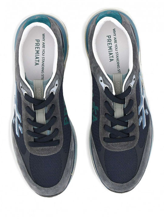 Sneakers Premiata „moerun” Gri / Albastru