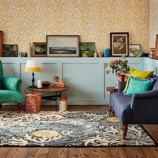 Morris & Co Seaweed Handmade Teal