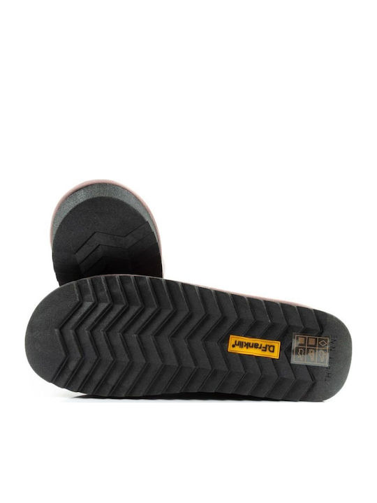 Synthetic Leather Snow Boots with Fur Gold
